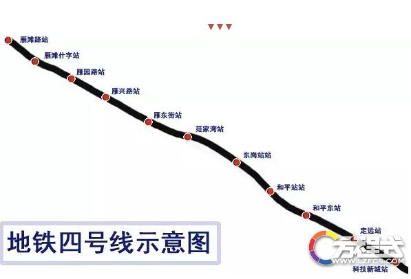 兰州地铁4号线线路图